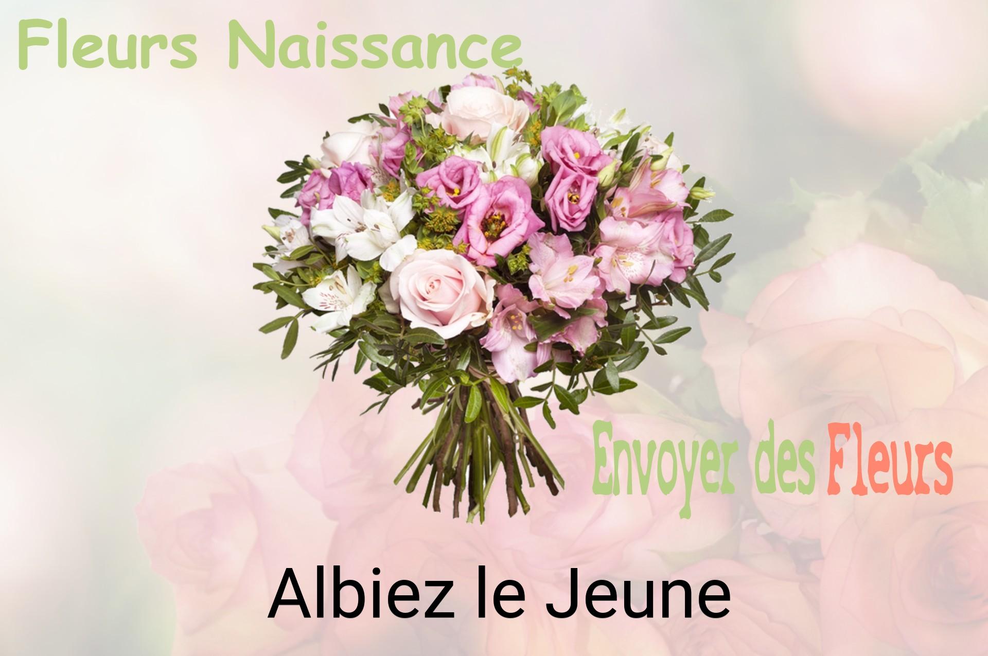 Bouquet de fleurs de naissance livré à Albiez-le-Jeune